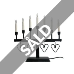 Vintage by Bright 1-2-3 Elljusstake 7-arm, svart