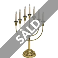 Vintage by Bright 1-2-3 Elljusstake Brass Grande 7-arm, Mässing