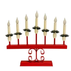 Vintage by Bright 1-2-3 Elljusstake Red Pop 7-arm, Röd