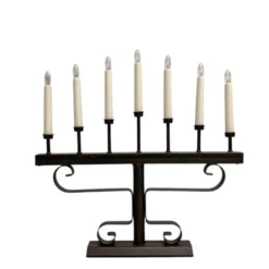 Vintage by Bright 1-2-3 Elljusstake Svart Metall 7arm, 44 cm