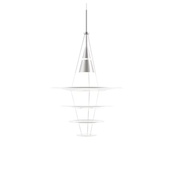Louis Poulsen Enigma 425 pendel, matt aluminium