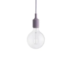 Muuto E27 Pendel LED takupphäng, Dusty Lilac