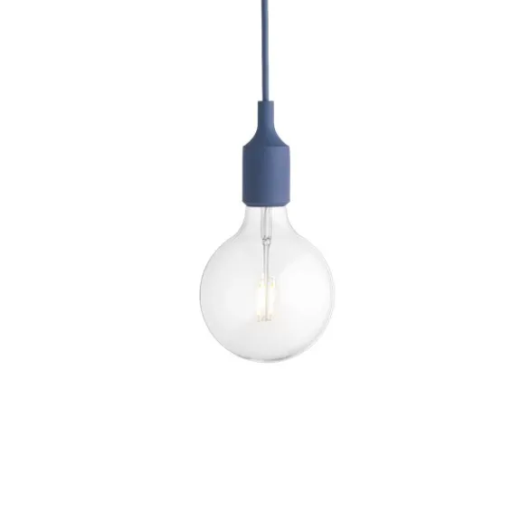 Muuto E27 Pendel LED takupphäng, ljusblå