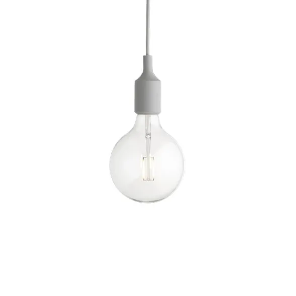 Muuto E27 Pendel LED takupphäng, ljusgrå