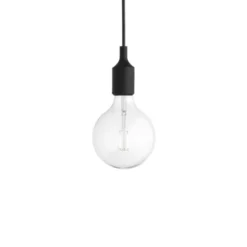Muuto E27 Pendel LED takupphäng, svart