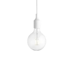 Muuto E27 Pendel LED takupphäng, vit