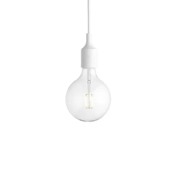 Muuto E27 Pendel LED takupphäng, vit
