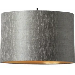 Watt & Veke Erica lampskärm, grå/guld 40 cm