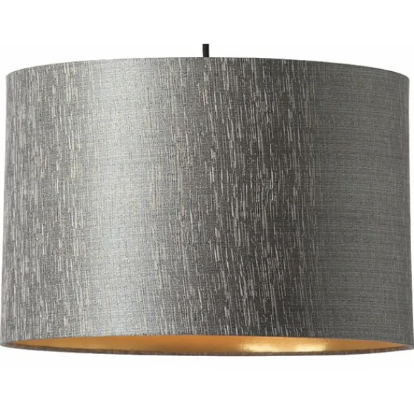 Watt & Veke Erica lampskärm, grå/guld 40 cm