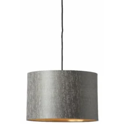 Watt & Veke Erica lampskärm, grå/guld 40 cm