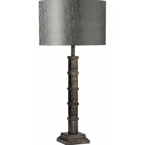 Watt & Veke Erica lampskärm, grå/guld 40 cm