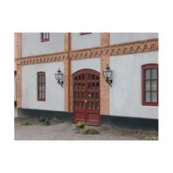Westal Eriksberg vägglykta m gjuten arm, koppar/svart