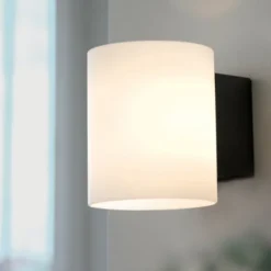 Herstal Evoke vägglampa S antracit/opal G9