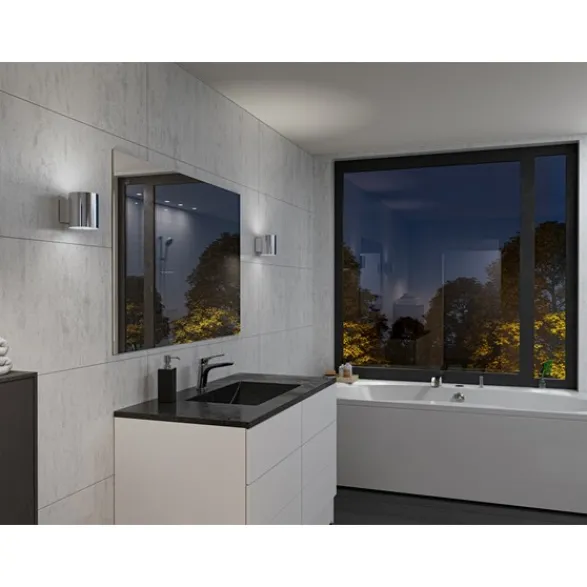 Herstal Evoke vägglampa S krom/krom G9