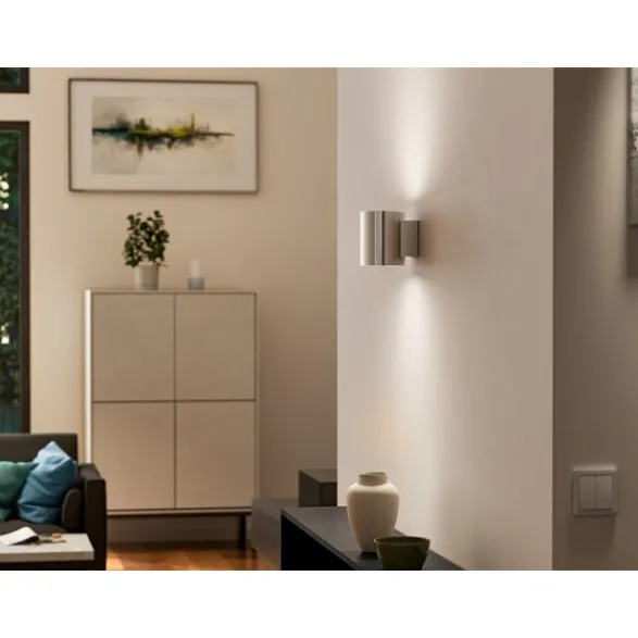Herstal Evoke vägglampa S krom/krom G9