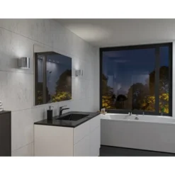 Herstal Evoke vägglampa S krom/krom G9