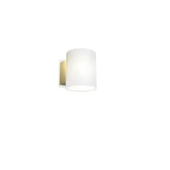 Herstal Evoke vägglampa S satin brass/opal G9