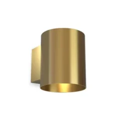 Herstal Evoke vägglampa S satin brass/sat brass G9
