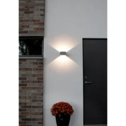 Hide-a-lite Fasadbelysning Case Wall Grå