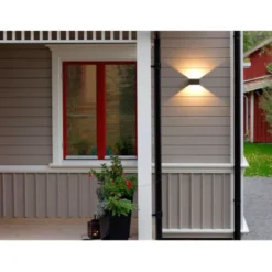 Hide-a-lite Fasadbelysning Case Wall Vit