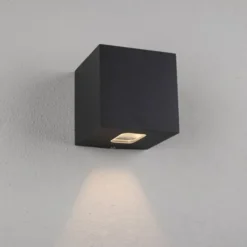 Hide-a-lite Fasadbelysning Cube I Antracit 3000K