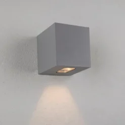 Hide-a-lite Fasadbelysning Cube I Grå 3000K