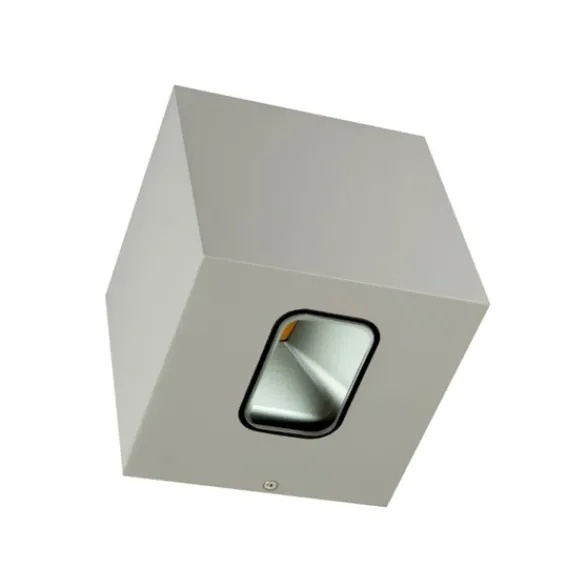 Hide-a-lite Fasadbelysning Cube II Grå 3000K