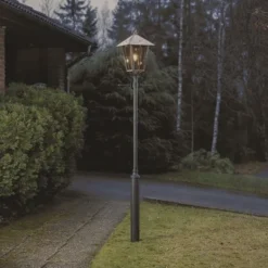 Konstsmide Fenix stolplykta, koppar exkl. stolpe