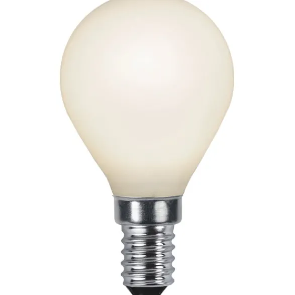 Star Trading Filament-LED E14 klotlampa opal, 2W(16W)