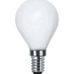 Star Trading Filament-LED E14 klotlampa opal, 2W(16W)
