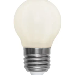 Star Trading Filament-LED E27 klotlampa opal, 3W(25W)