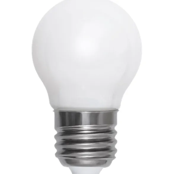 Star Trading Filament-LED E27 klotlampa opal, 2W(16W)