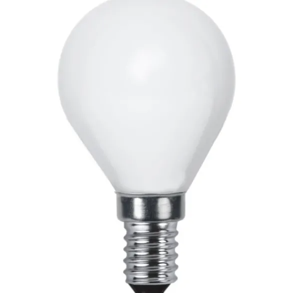 Star Trading Filament-LED E14 klotlampa opal, 5W(39W) dimbar