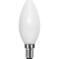 Star Trading Filament-LED E14 kronljus opal, 4.7W(40W)