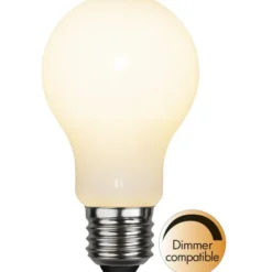 Star Trading Filament-LED E27 normal opal, 5W(40W) dimbar