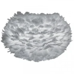 Umage Fjäderlampa Eos medium, ljusgrå Ø 45 x 30 cm