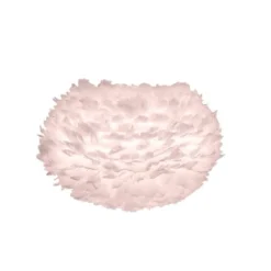 Umage Fjäderlampa Eos medium, ljusrosa Ø 45 x 30 cm