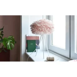 Umage Fjäderlampa Eos mini, ljusrosa Ø 35 x 20 cm