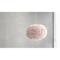 Umage Fjäderlampa Eos stor, ljusrosa Ø 65 x 40 cm