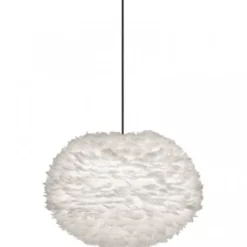 Umage Fjäderlampa Eos stor, vit Ø 65 x 40 cm
