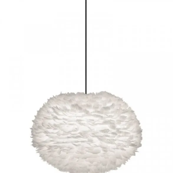 Umage Fjäderlampa Eos stor, vit Ø 65 x 40 cm