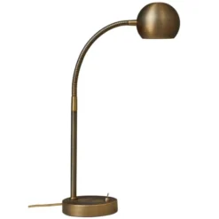 Armaturhantverk Fladen bordslampa, oxid