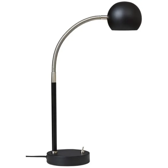 Armaturhantverk Fladen bordslampa, svart