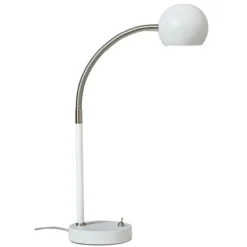 Armaturhantverk Fladen bordslampa, vit