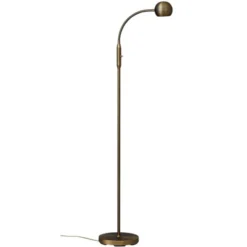 Armaturhantverk Fladen golvlampa, oxid