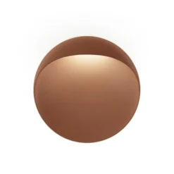 Louis Poulsen Flindt LED vägglampa, corten 30cm