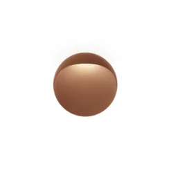 Louis Poulsen Flindt LED vägglampa, corten 20cm