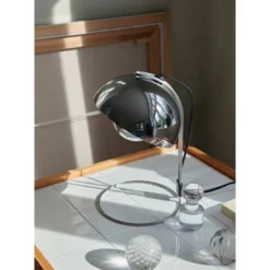 &tradition Flowerpot Bordslampa VP4, Chrome-Plated 23cm