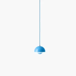 &tradition Flowerpot Pendant VP10, Swim Blue 16cm
