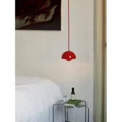 &tradition Flowerpot Pendant VP10, Vermilion Red 16cm